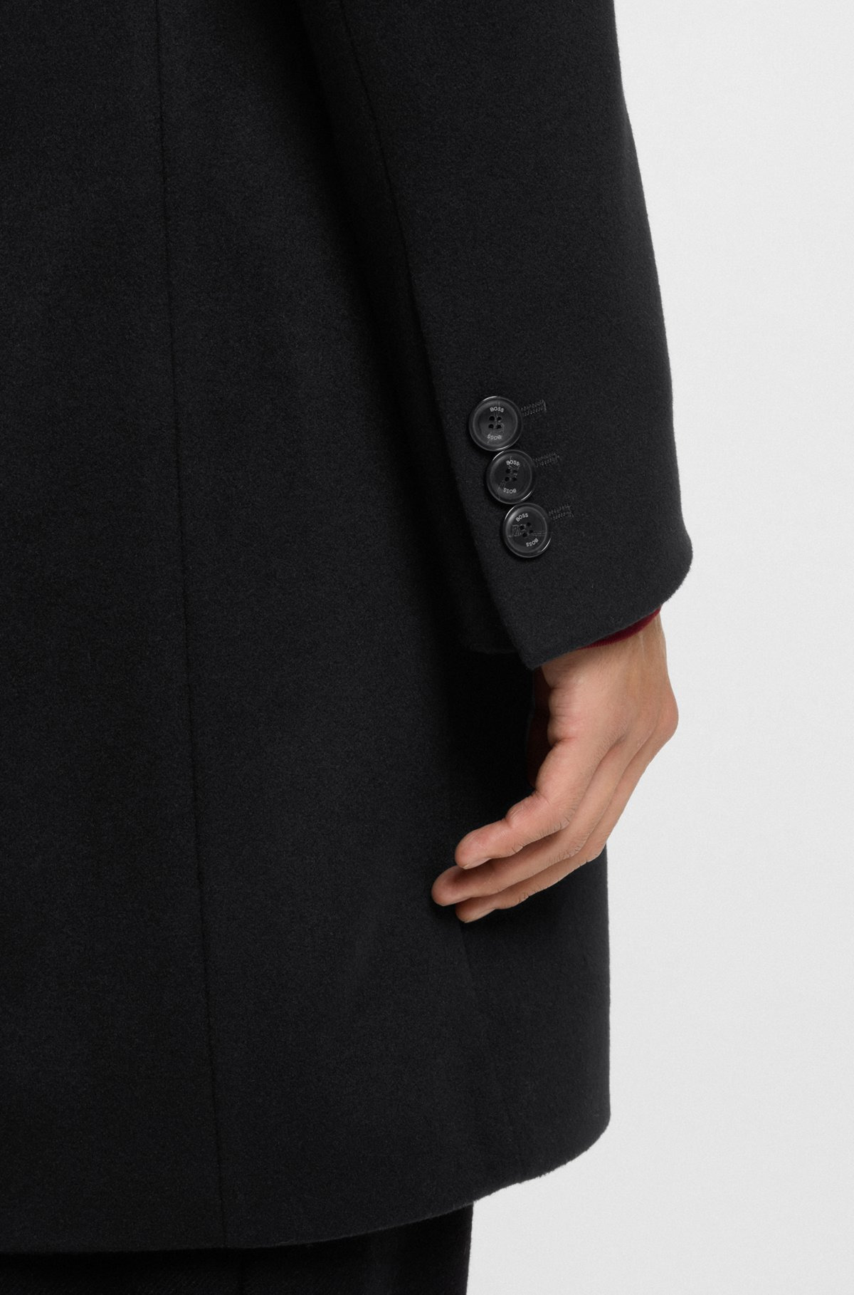 FORMAL COAT IN A WOOL BLEND - 6