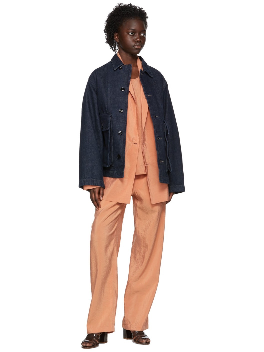 Orange Silk T-Shirt - 4