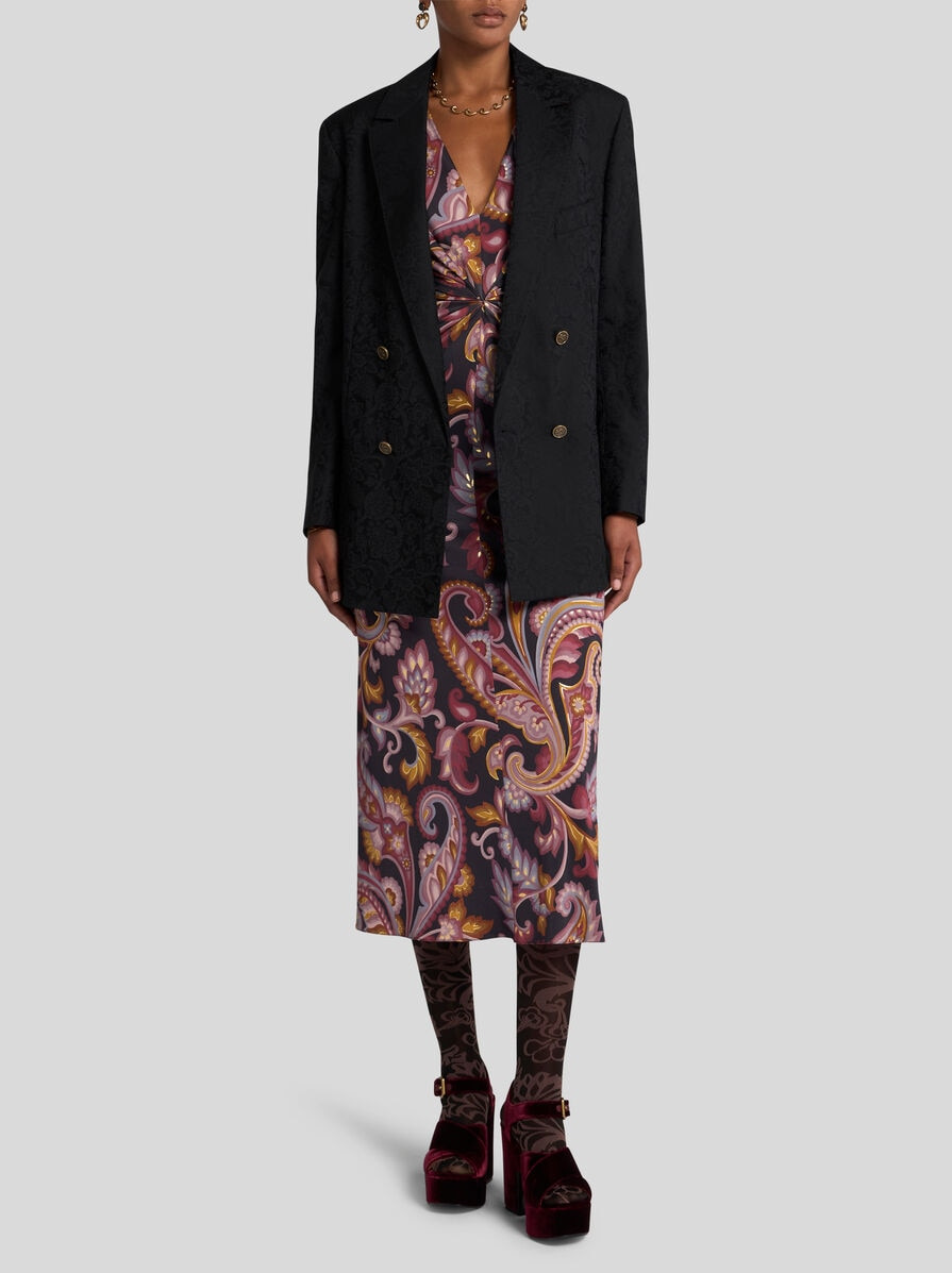 MIDI DRESS WITH ALL-OVER PRINT - 3