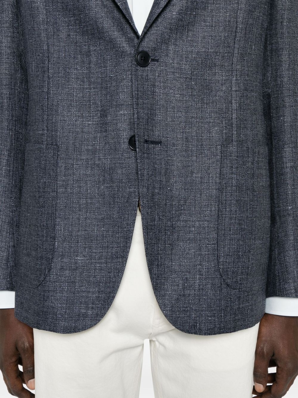single-breasted blazer - 5