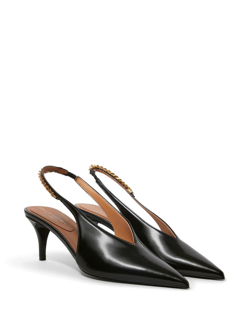 Stella McCartney slingback point-toe heled pumps outlook