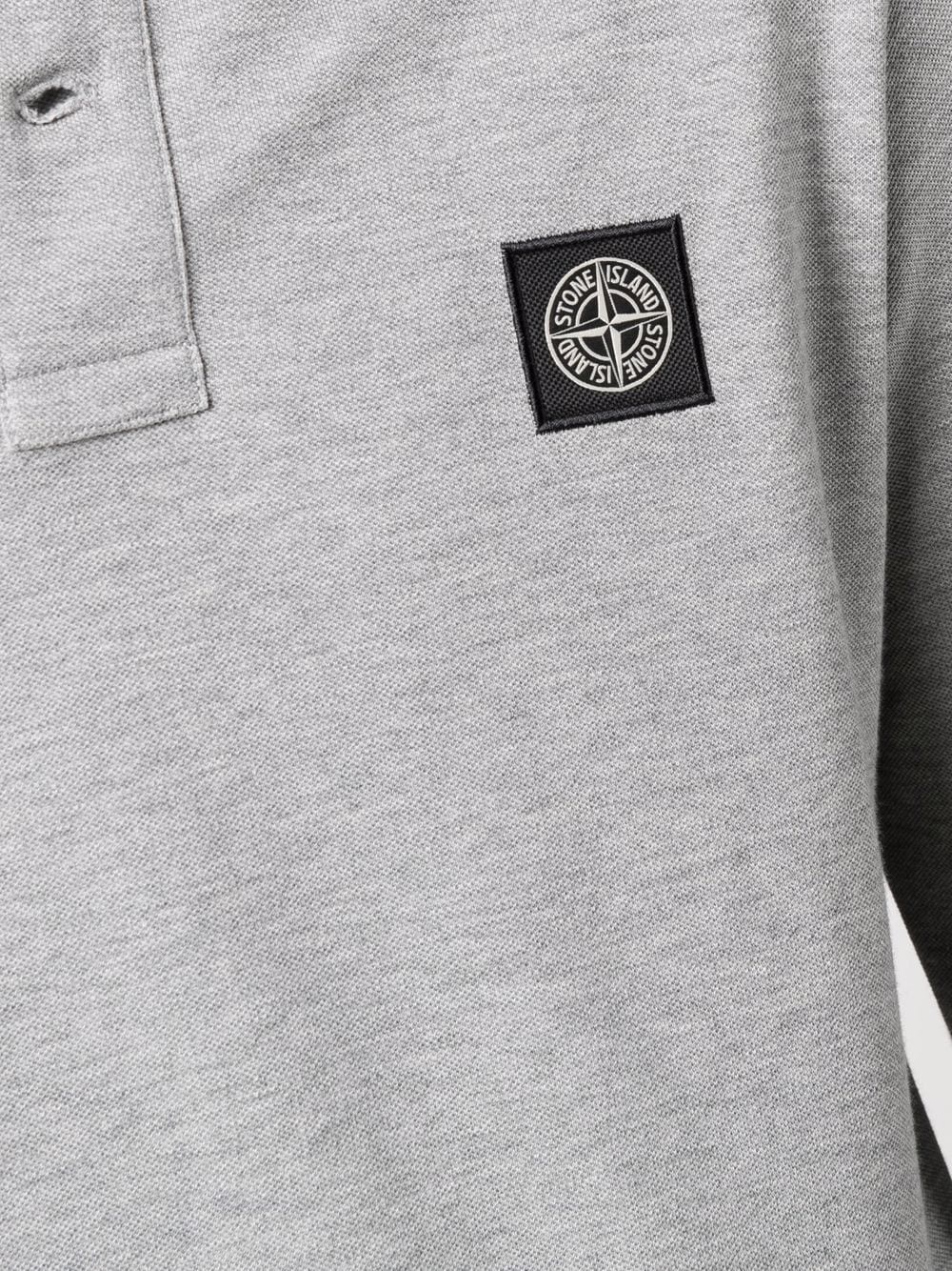 logo patch polo shirt - 5