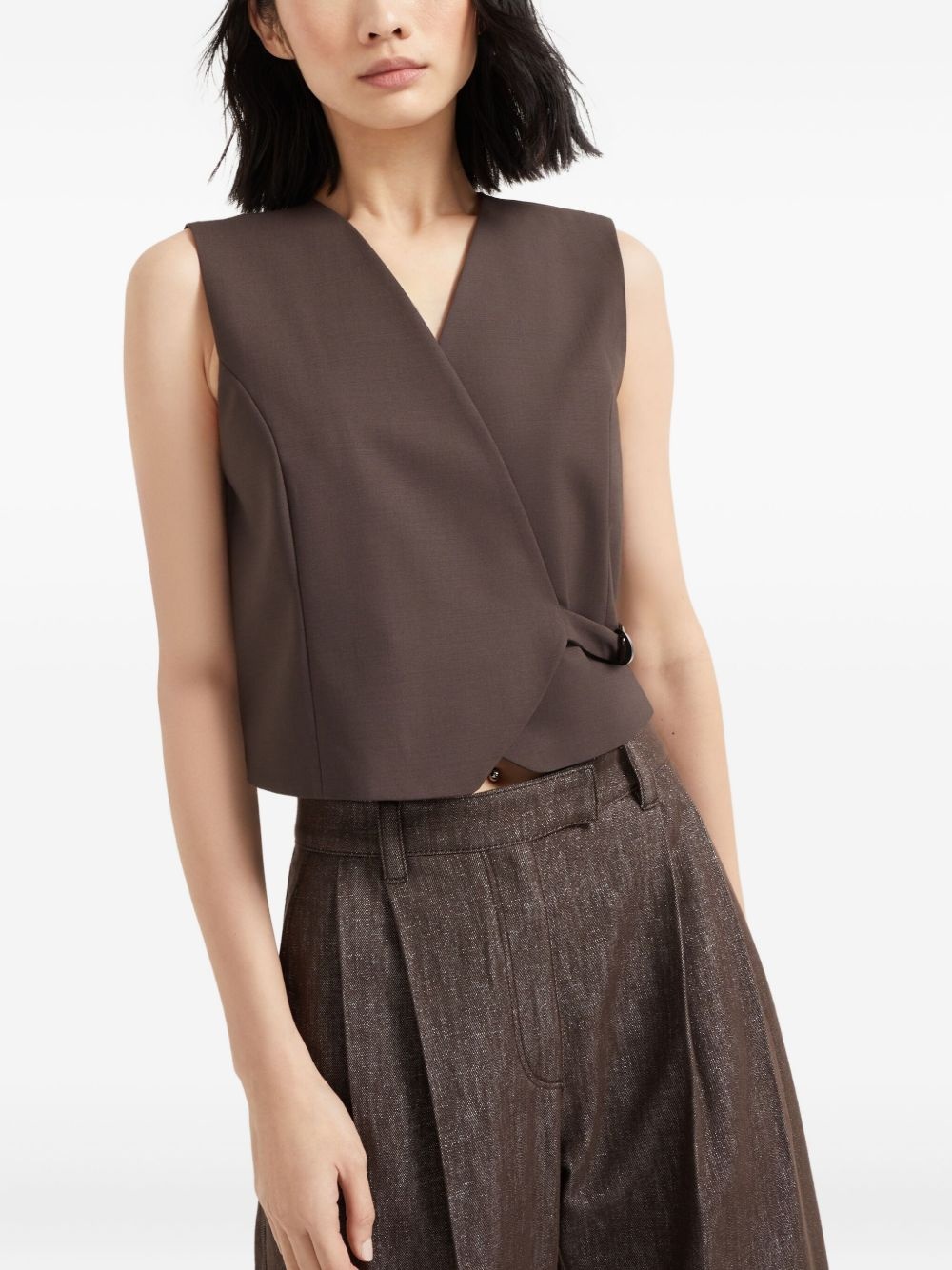 V-neck waistcoat - 3