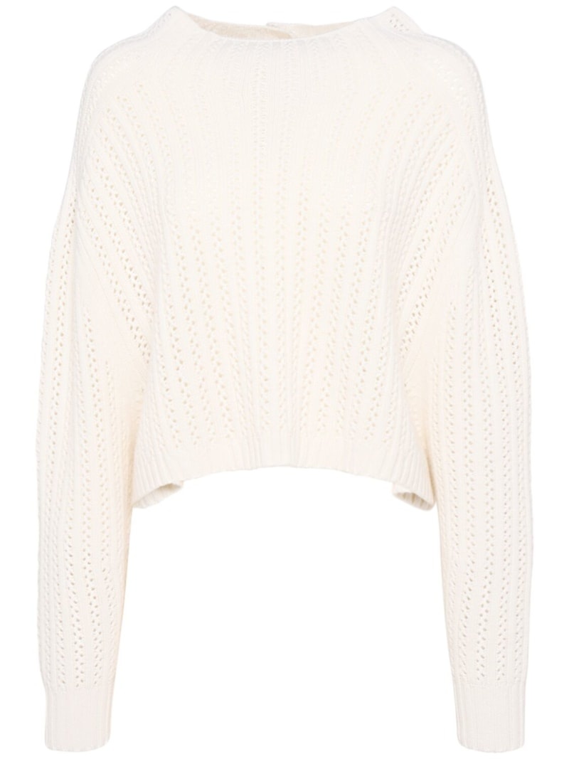 Hodeida wool blend knit sweater - 1