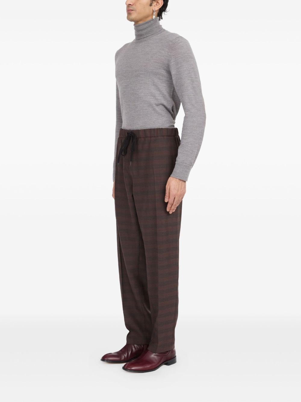 checked trousers - 4