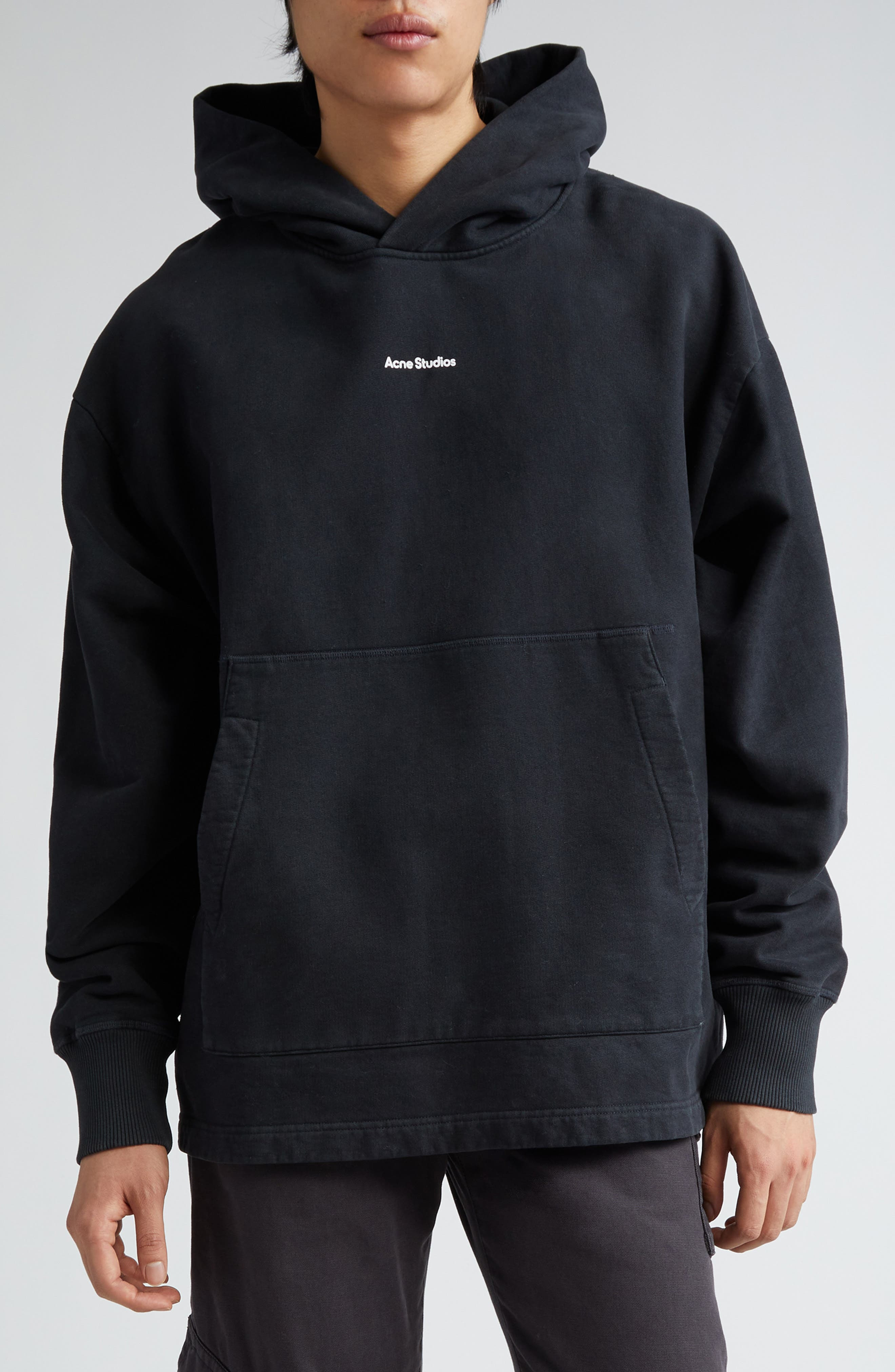 Small Logo Embroidered Organic Cotton Hoodie - 1