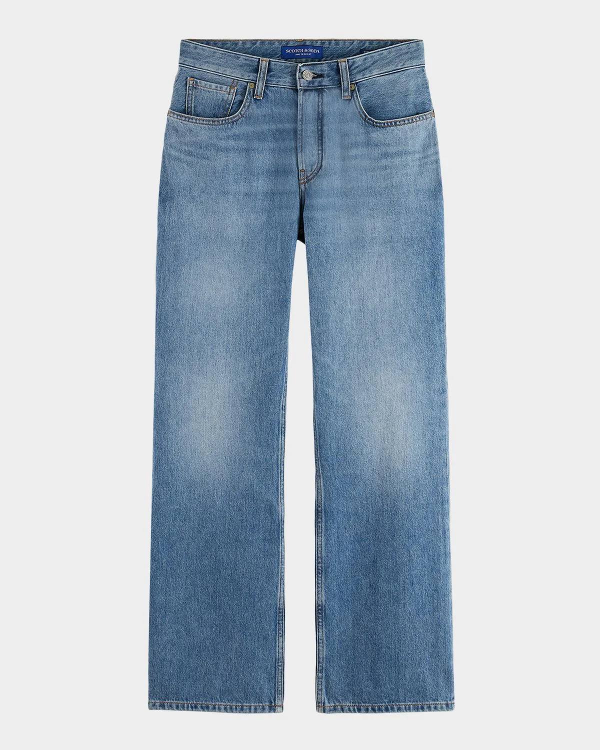 The Beat 70's Mid-Rise Straight-Leg Jeans - 1