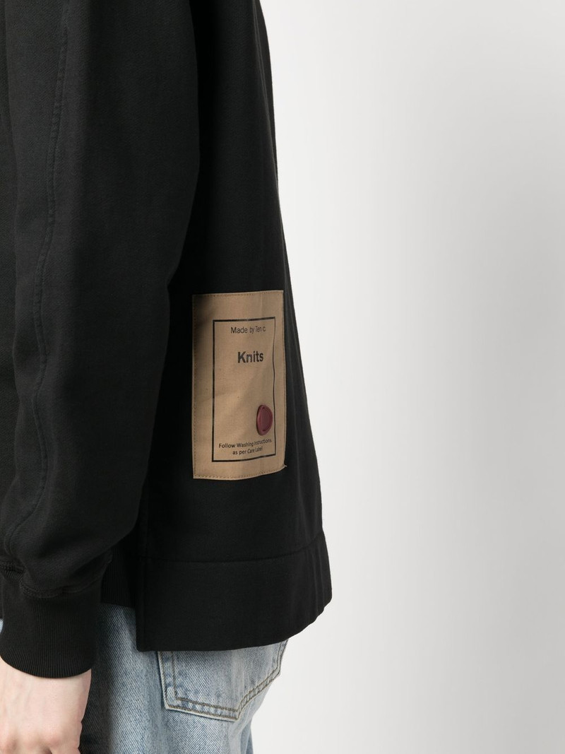 patch-pocket detail hoodie 5