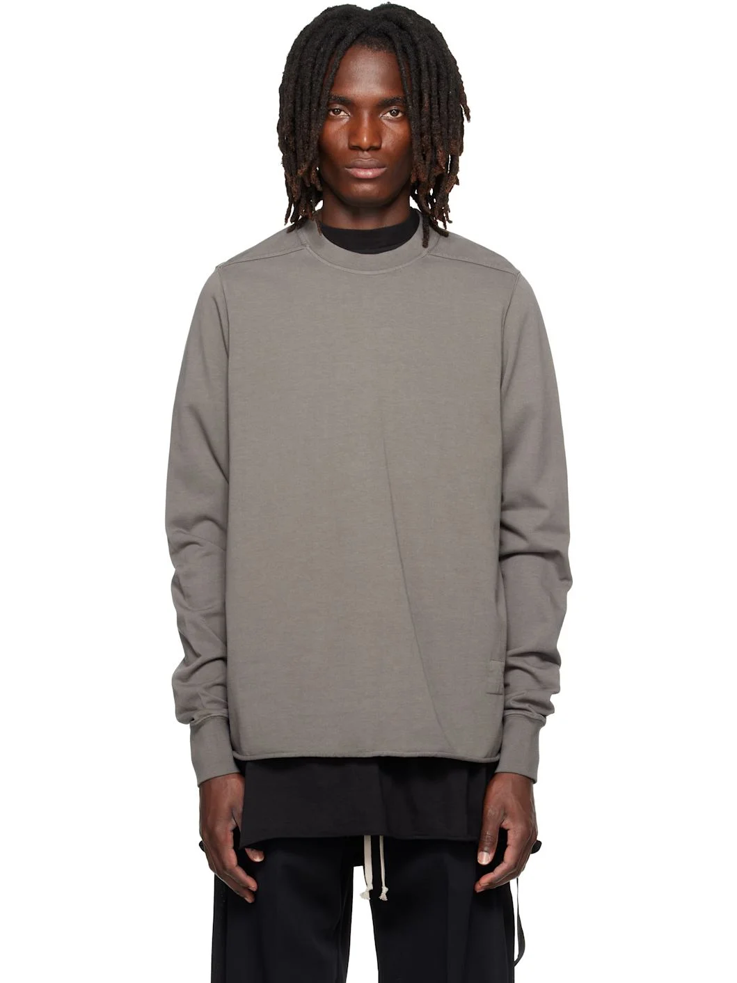 Gray Tower Crewneck Sweatshirt - 1