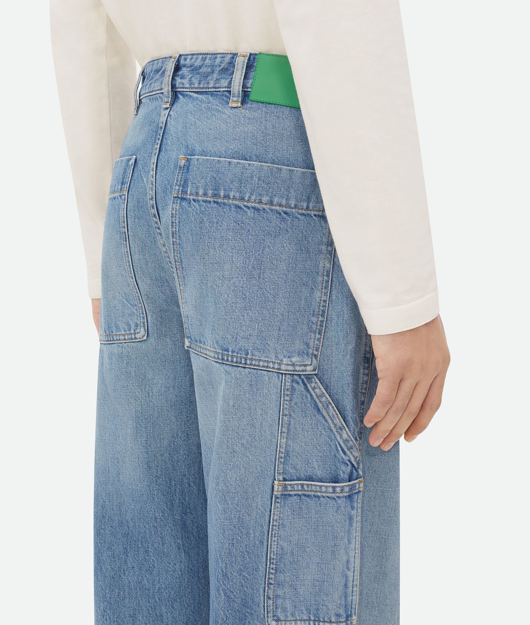 Vintage Indigo Cargo Denim - 4