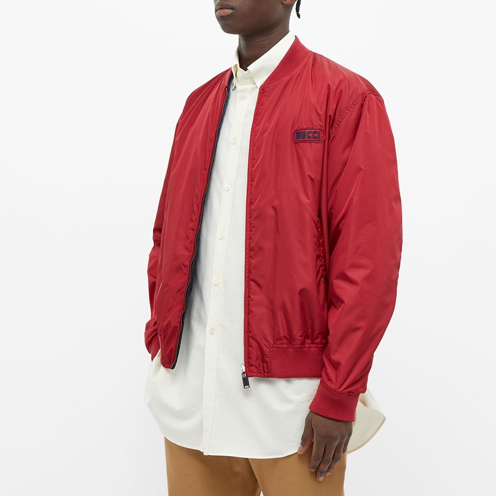 Gucci Reversible GG Nylon Bomber Jacket - 7