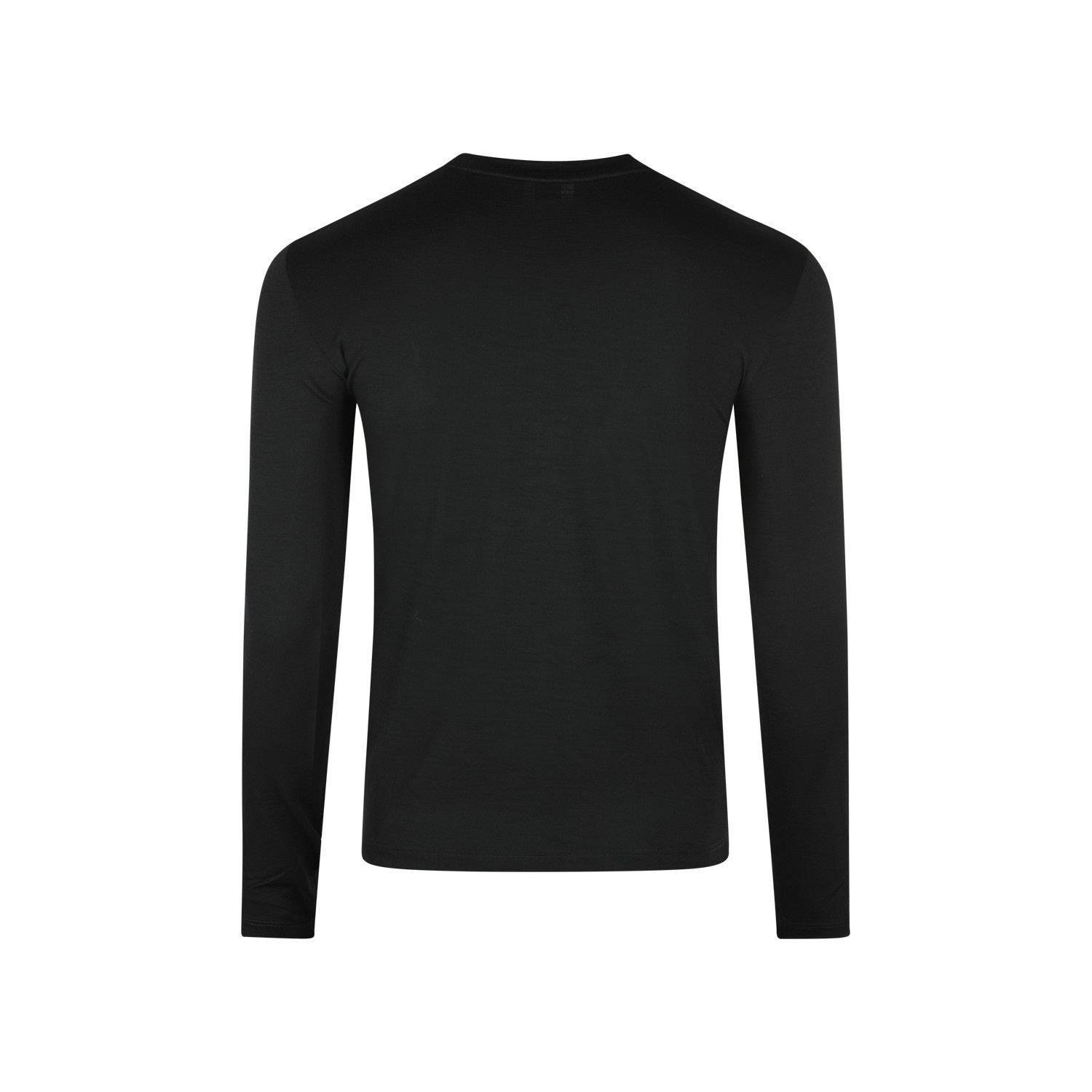 BLACK WOOL KNITWEAR - 2