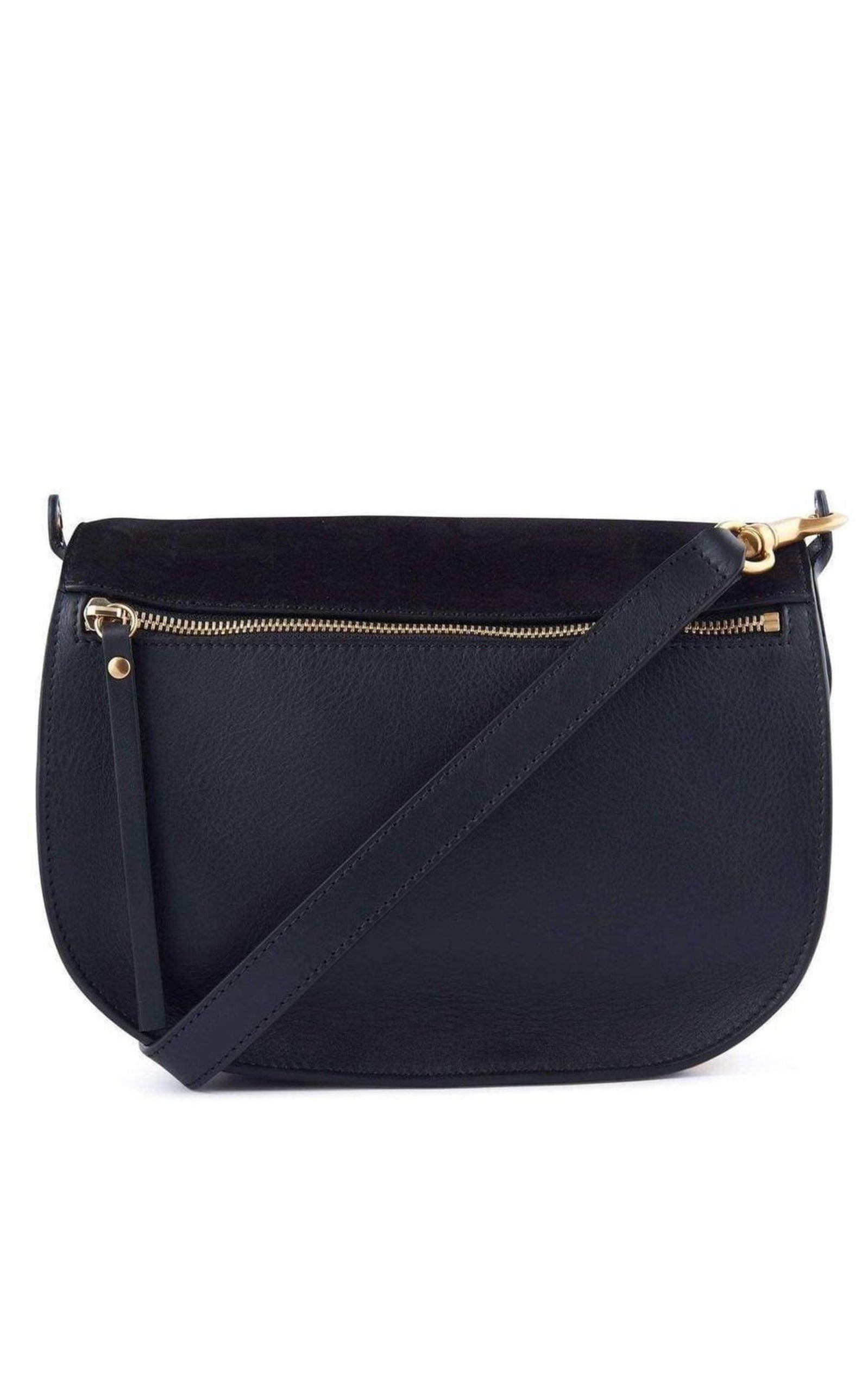 Kurtis Black Leather and Suede Bag - 3