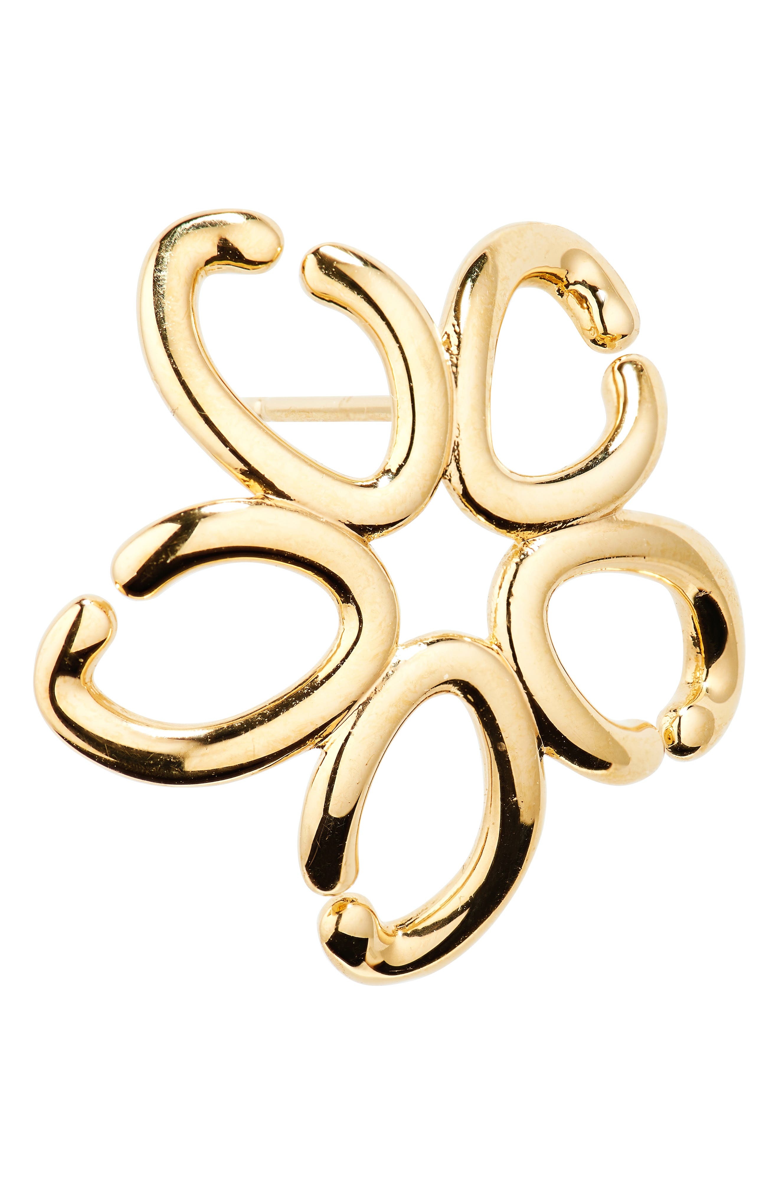 Oscar de la Renta Flower Stud Earrings in Gold at Nordstrom - 5