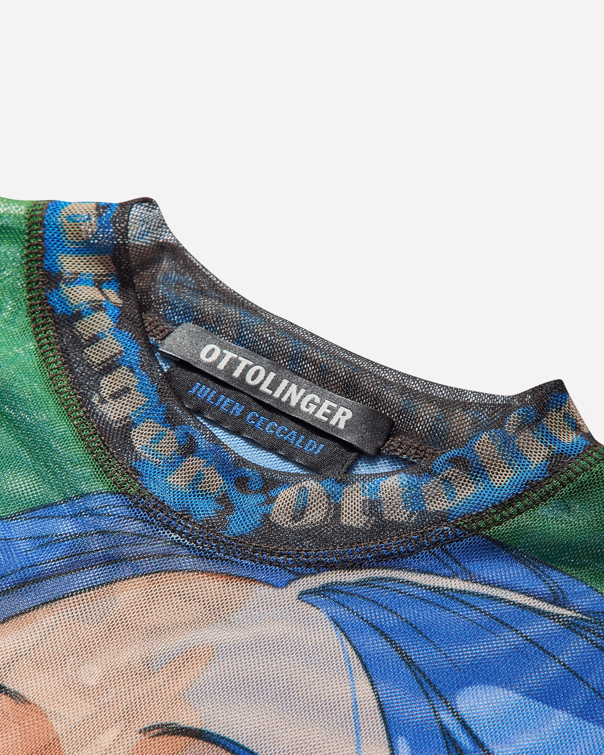 Women's Julien Ceccaldi Mesh T-Shirt Multicolor - 3