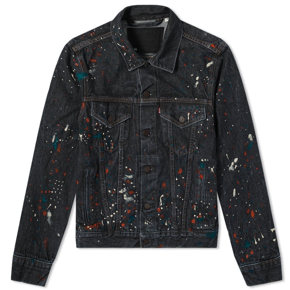 END. x Levi'sÂ® 'Painted' Selvedge Trucker Jacket - 1