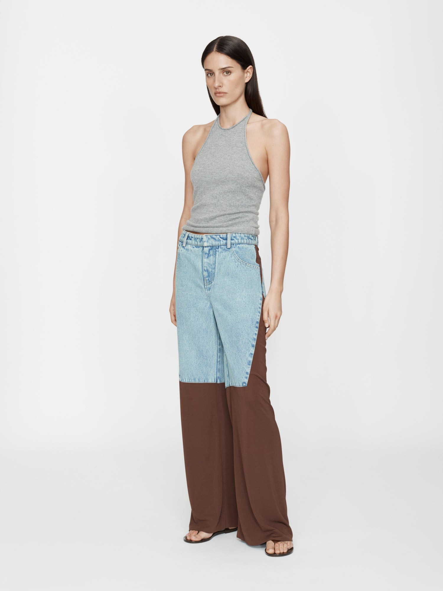 Taped Denim Jersey Jean - 3