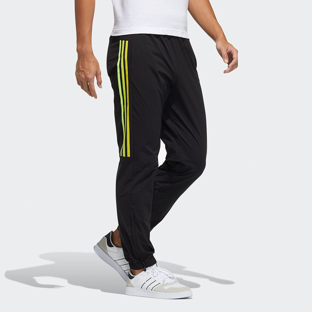 adidas neo Casual Sports Side Stripe Bundle Feet Long Pants Black GP5676 - 4