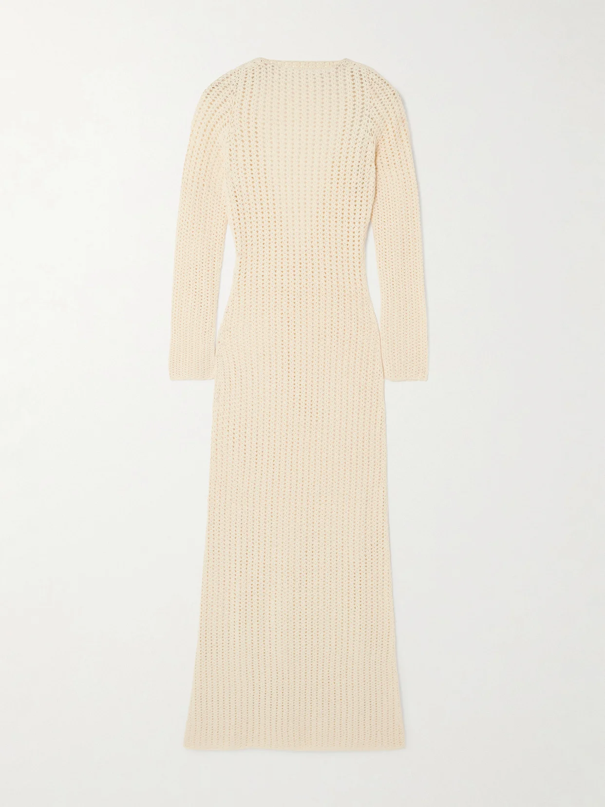 Misha Open-back Crocheted Cotton Maxi Dress - 1