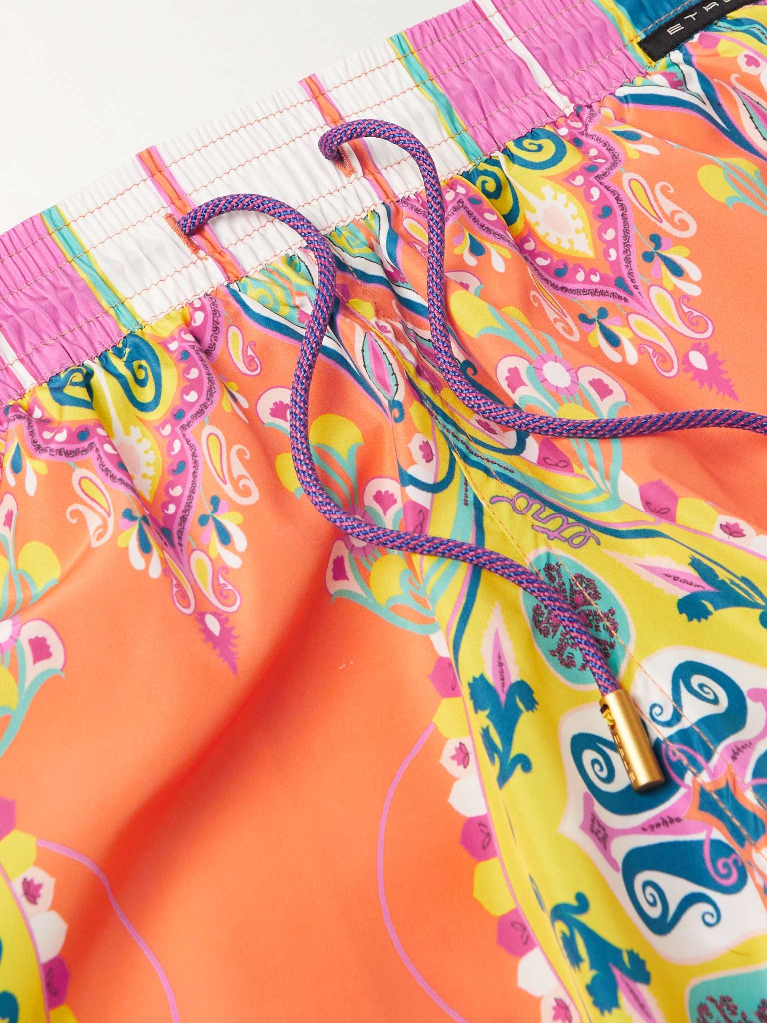 Straight-Leg Short-Length Paisley-Print Swim Shorts - 3