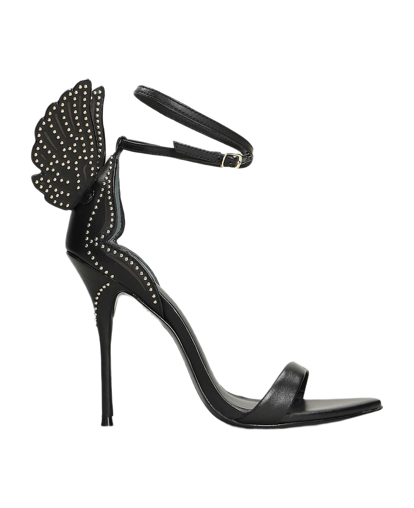 Cherub Sandals In Black Leather - 1