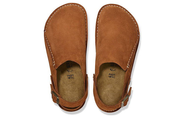 Birkenstock Lutry Premium Suede Leather 'Mink' 1025335 - 4