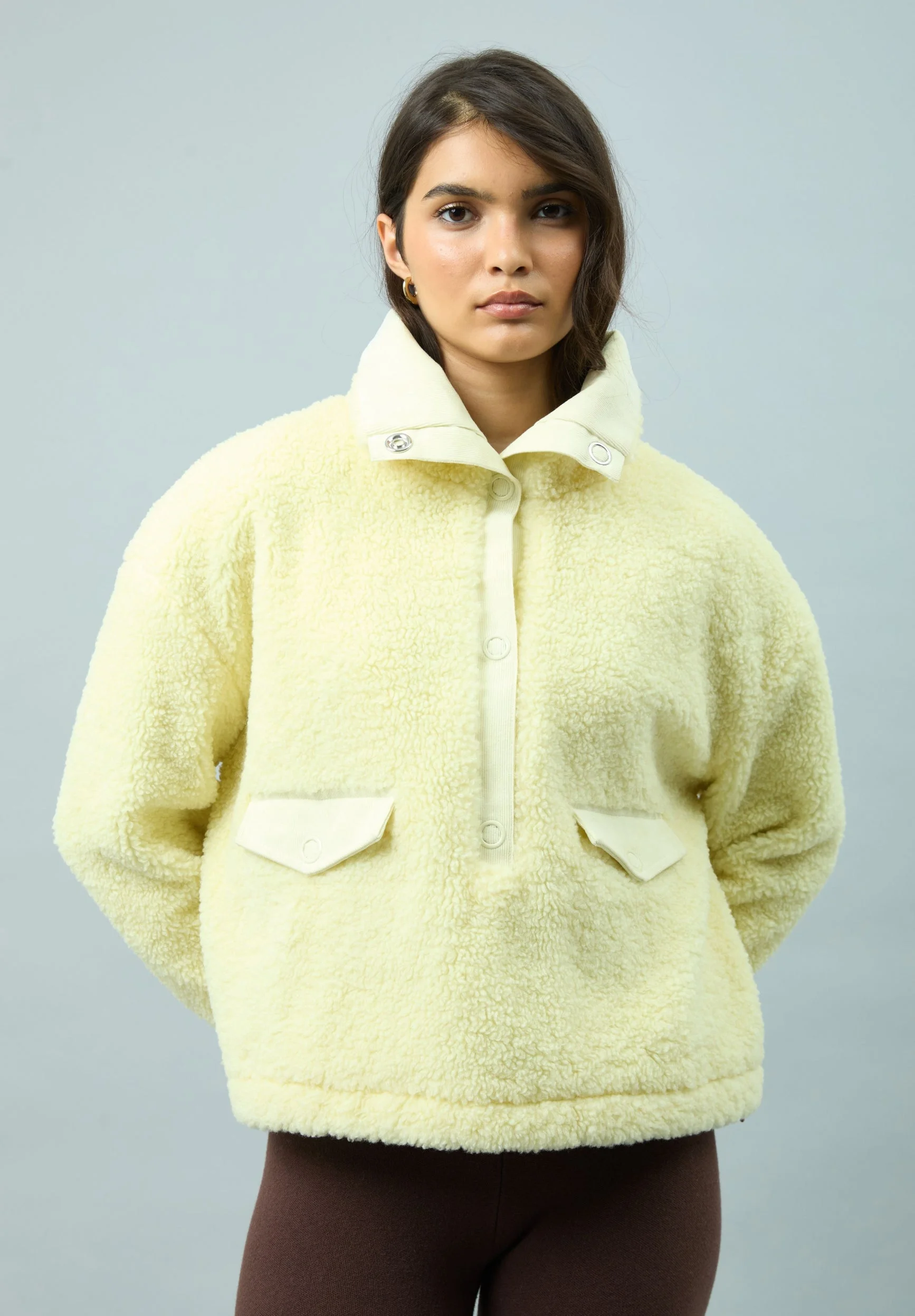 TEDDY FLEECE PULLOVER - 1