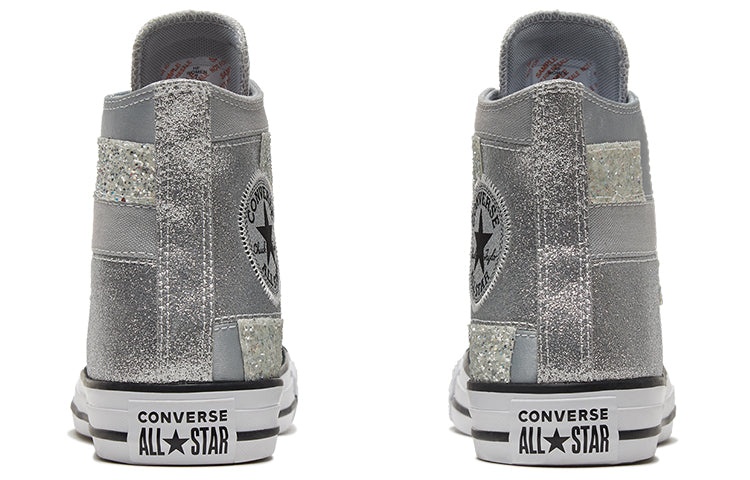 (WMNS) Converse Chuck Taylor All Star High 'Ash Stone Glitter' 569426C - 5