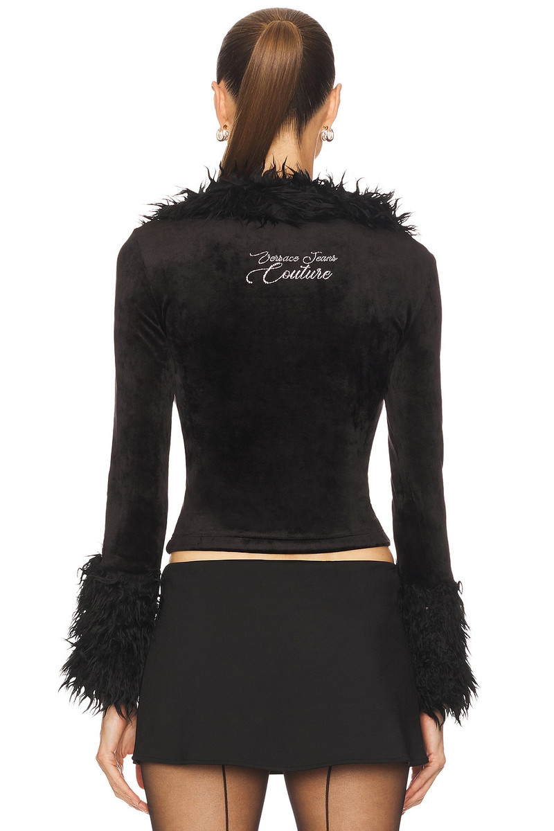 VERSACE JEANS COUTURE Velvet Top outlook