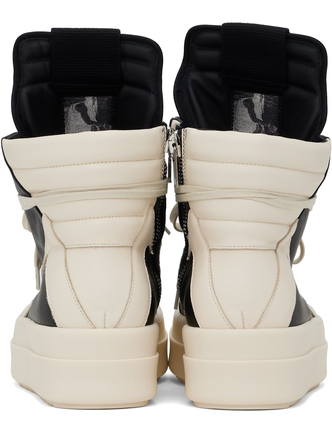 Black & Off-White Hollywood Mega Bumper Geobasket Sneakers - 2