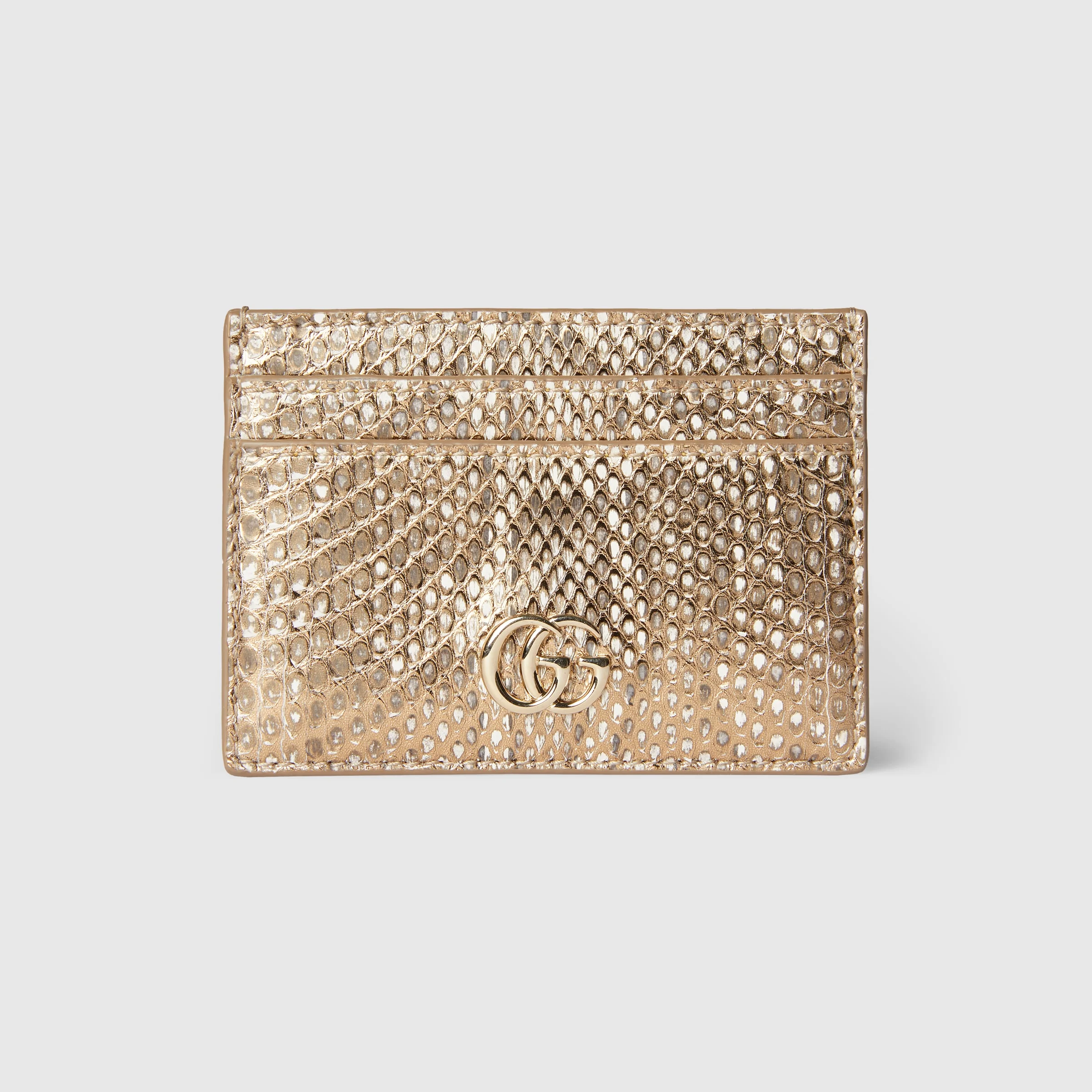 GG Marmont python card case - 1