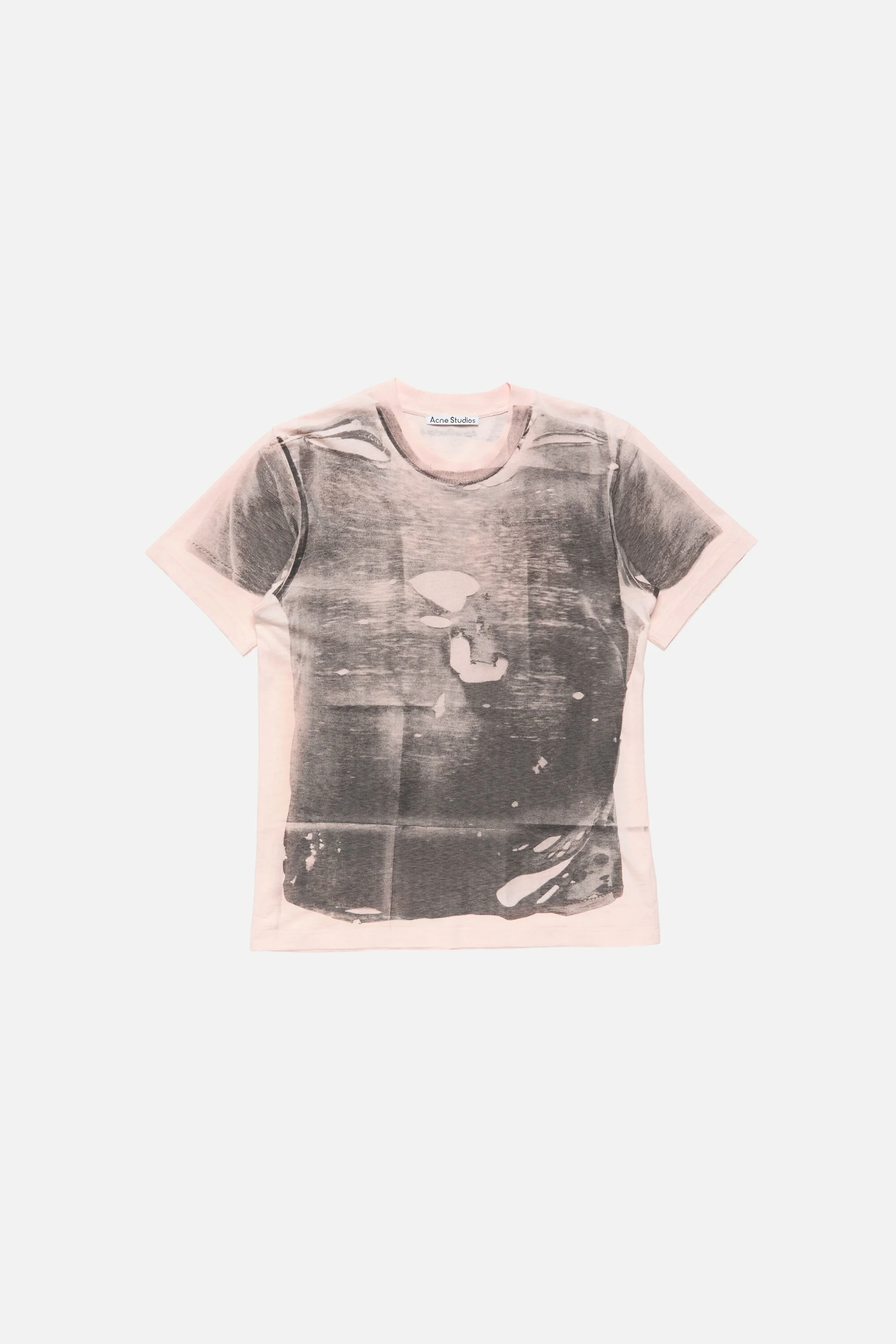 Tromp-l'œil t-shirt - Pink/grey - 1