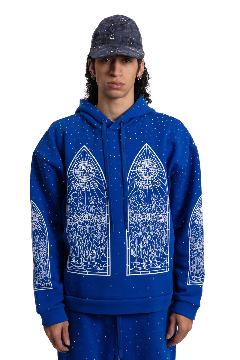 RHINESTONE HOODED PULLOVER 3