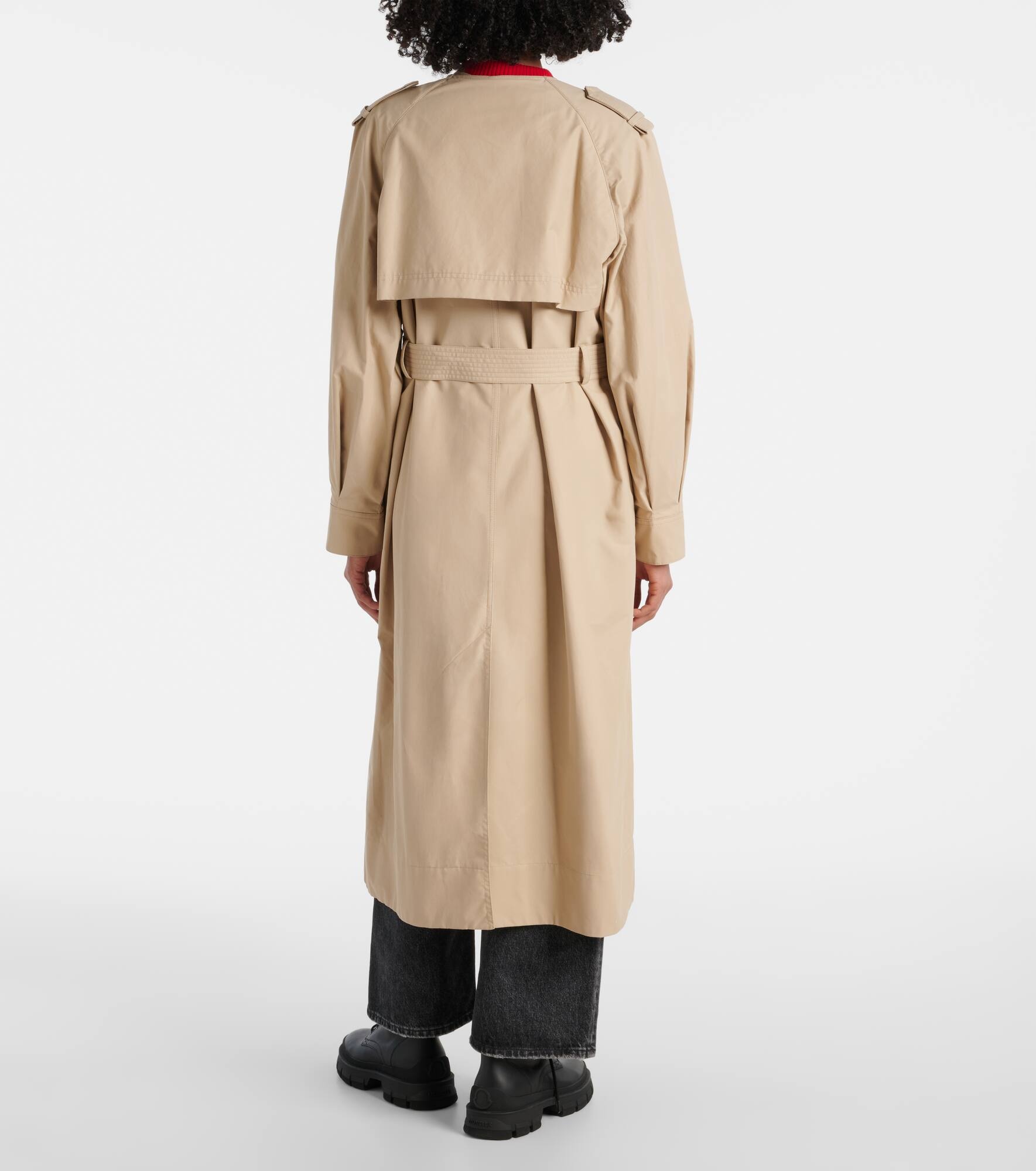 Gourdon cotton-blend trench coat - 3