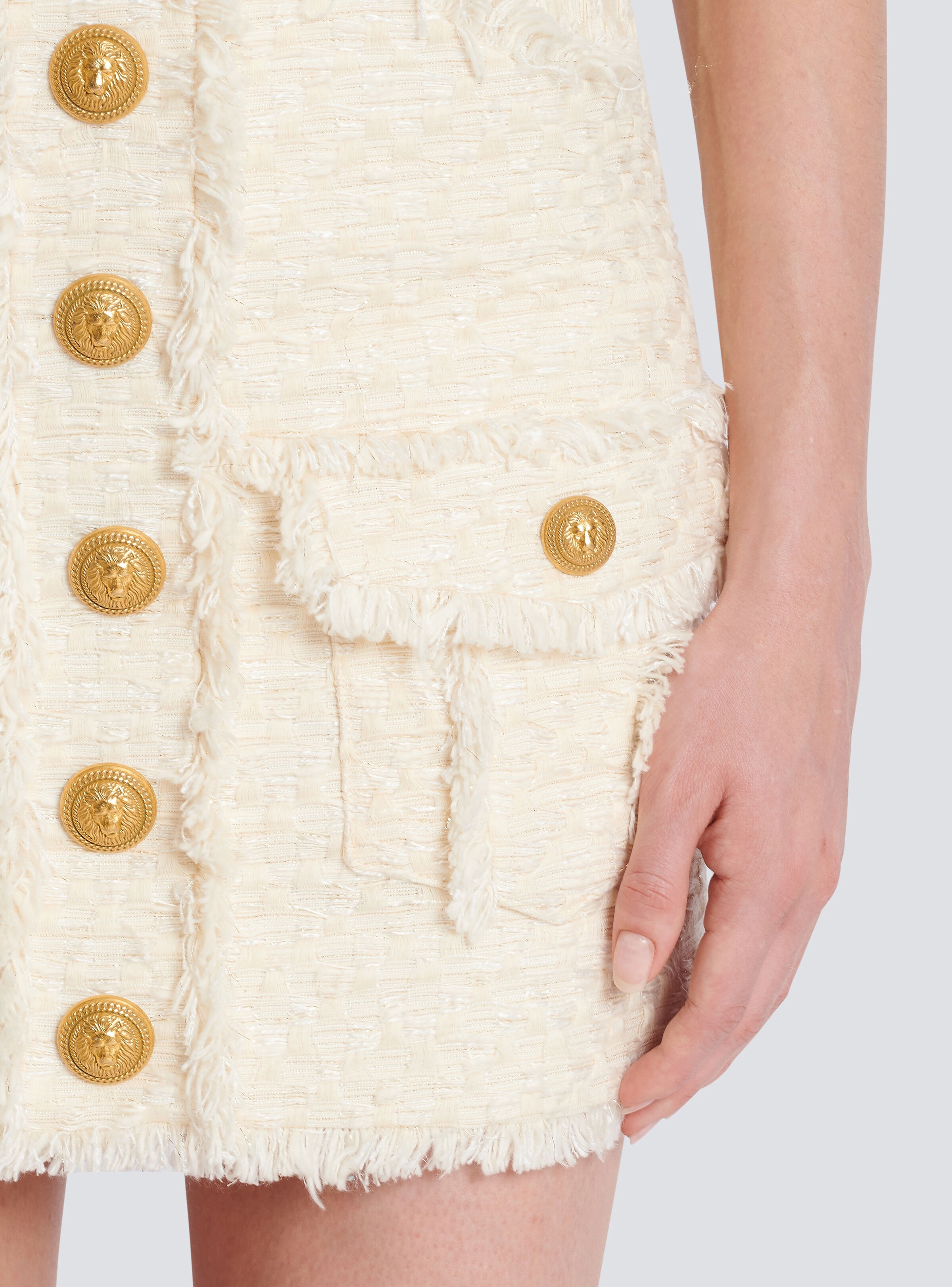 Tweed pencil skirt - 8