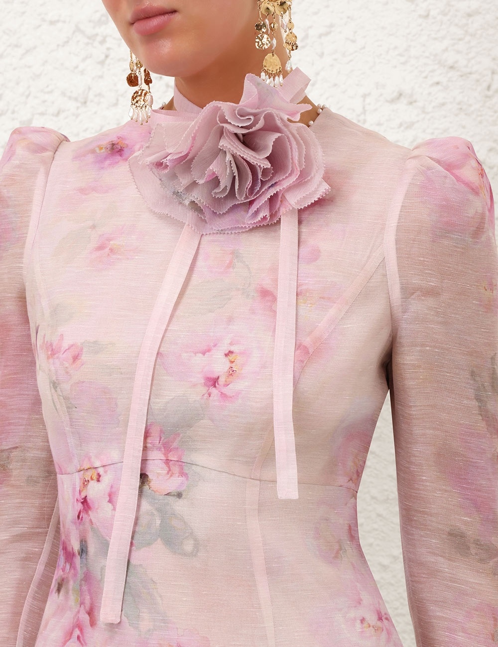 CRUSH FLOWER MIDI DRESS - 5