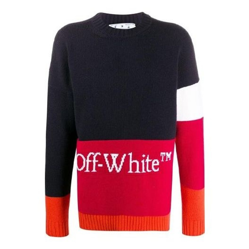 Men's Off-White Alphabet logo Knit OMHE048E20KNI0014525 - 1