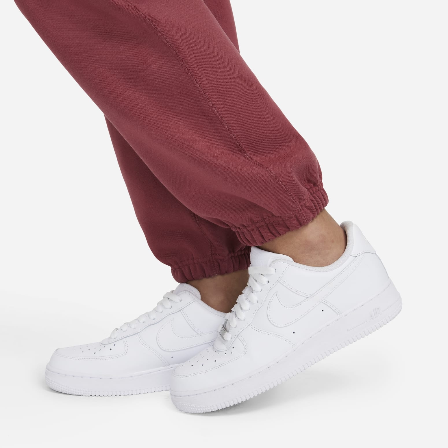 (WMNS) Nike Solo Swoosh Sweatpants 'Cedar' CW5565-661 - 5