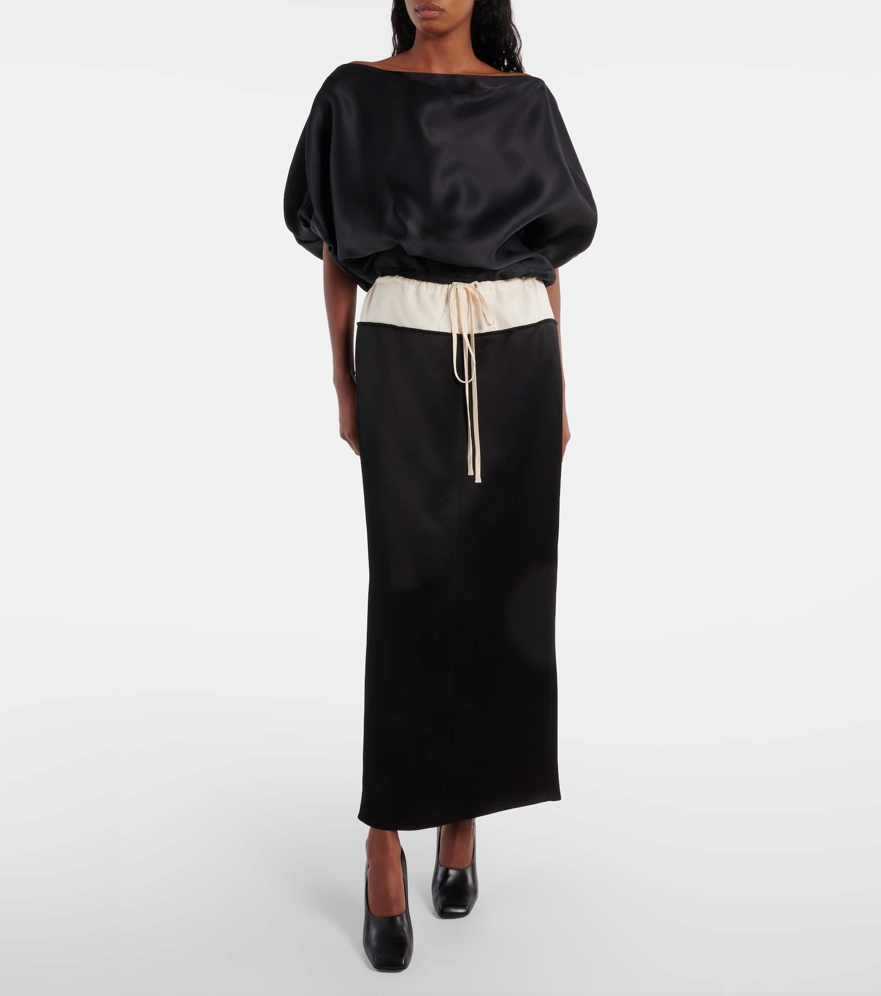 Chet satin maxi skirt - 2