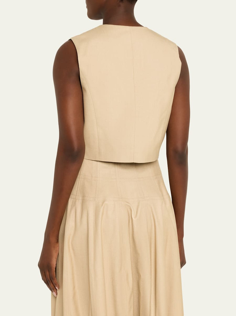 HEIRLOME Danielle Silk Tussah Crop Top outlook