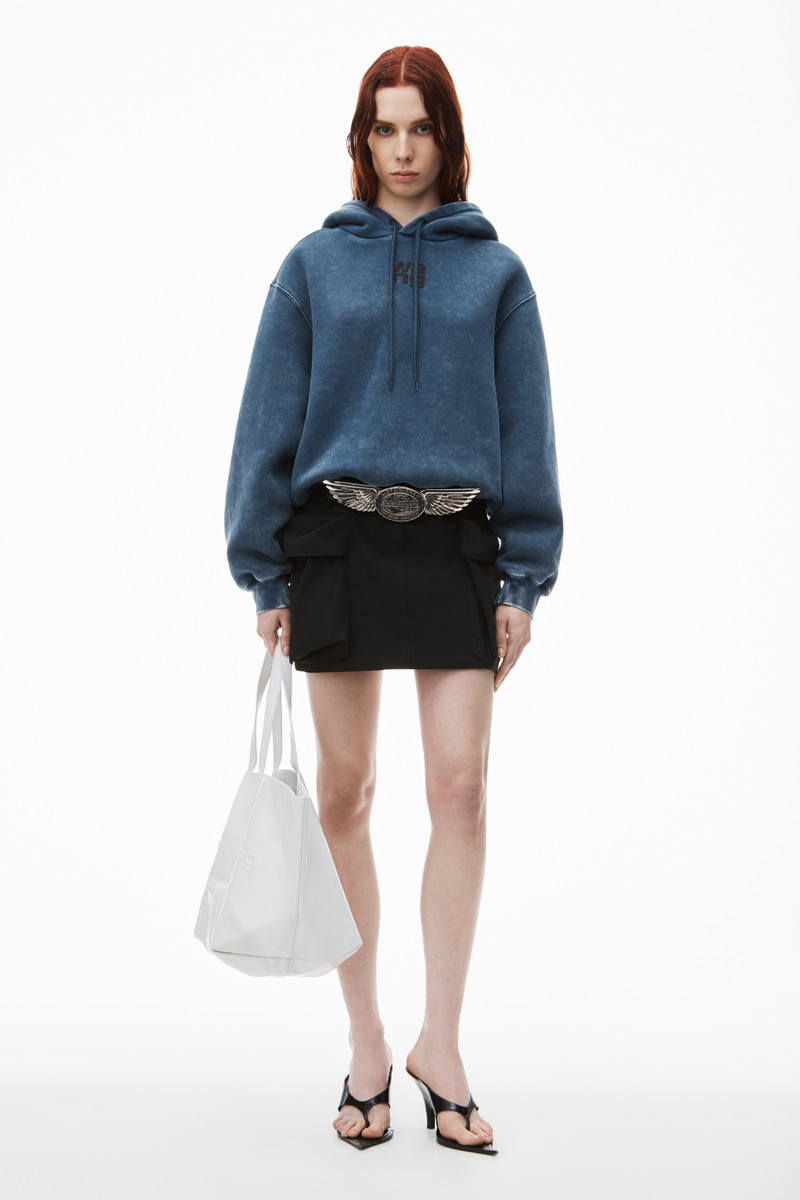 Alexander Wang Essential Logo Terry Hoodie outlook