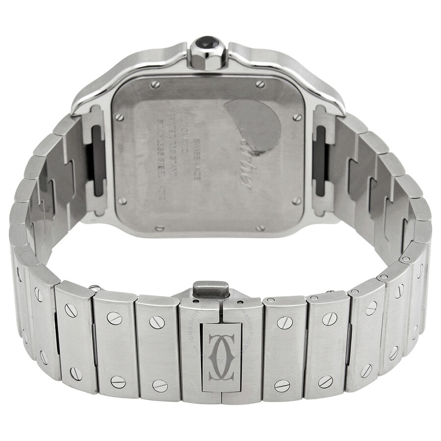 Cartier Santos Large Model Automatic Grey Dial Men's Watch WSSA0037 - 3