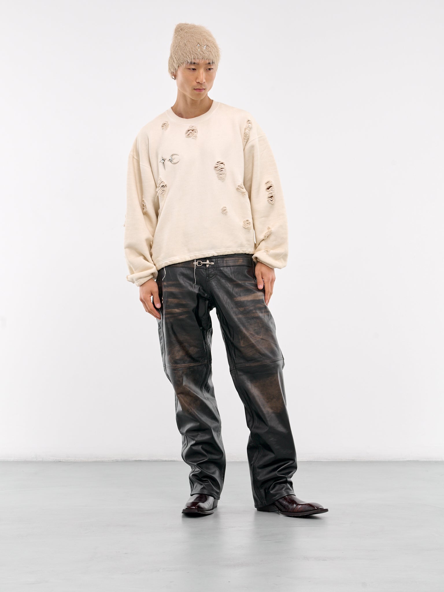 【THUG CLUB】War Victim Thug Club War Victim Sweater | REVERSIBLE