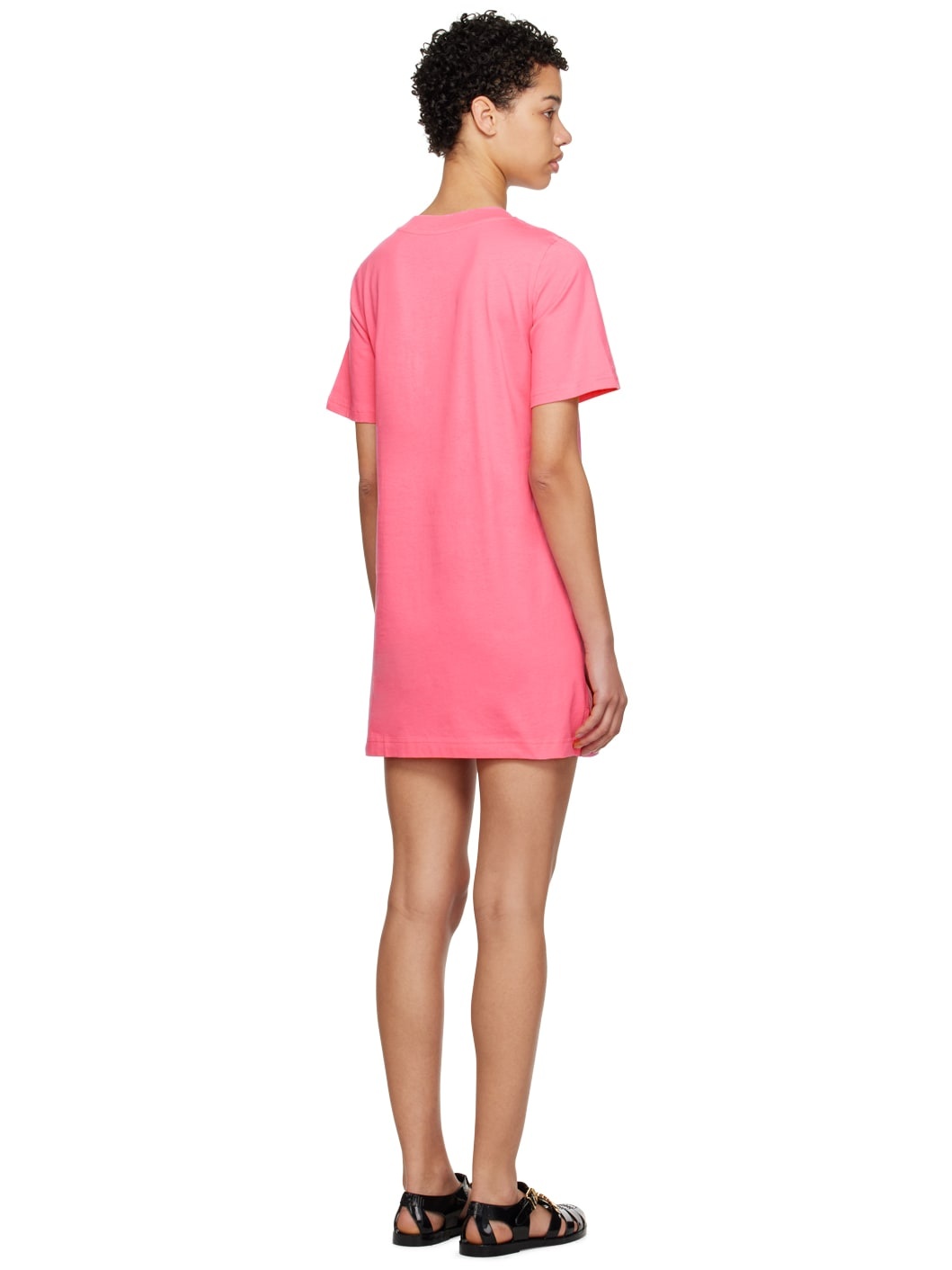 Pink Inflatable Teddy Bear Minidress - 3