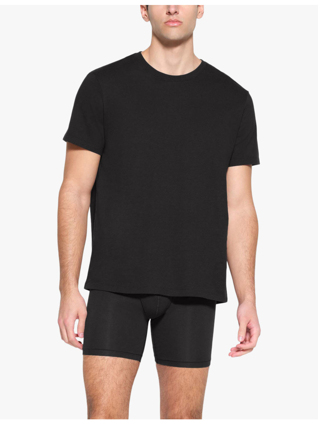 Crewneck short-sleeve cotton-jersey T-shirt - 2