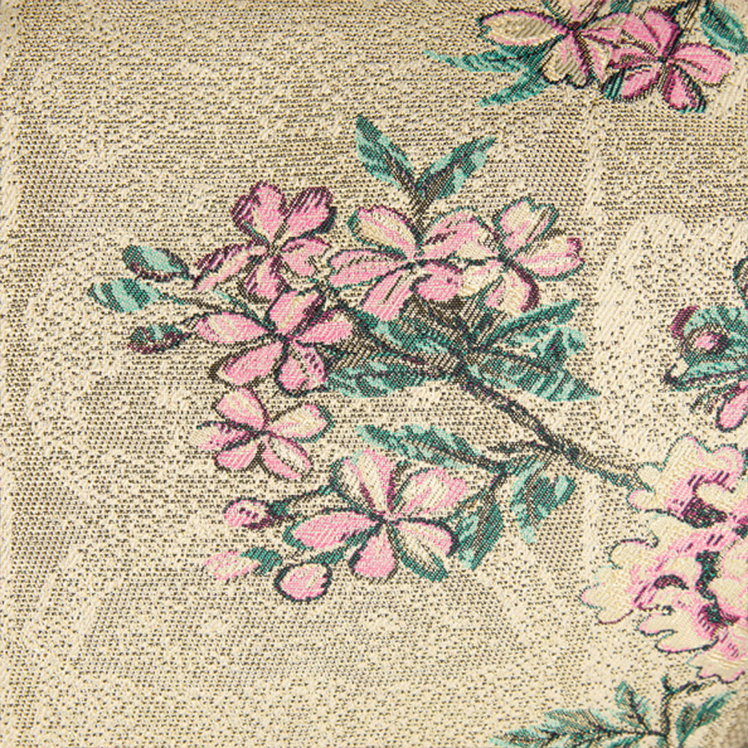 Cropped Jacket With Oriental Bird Print - 5