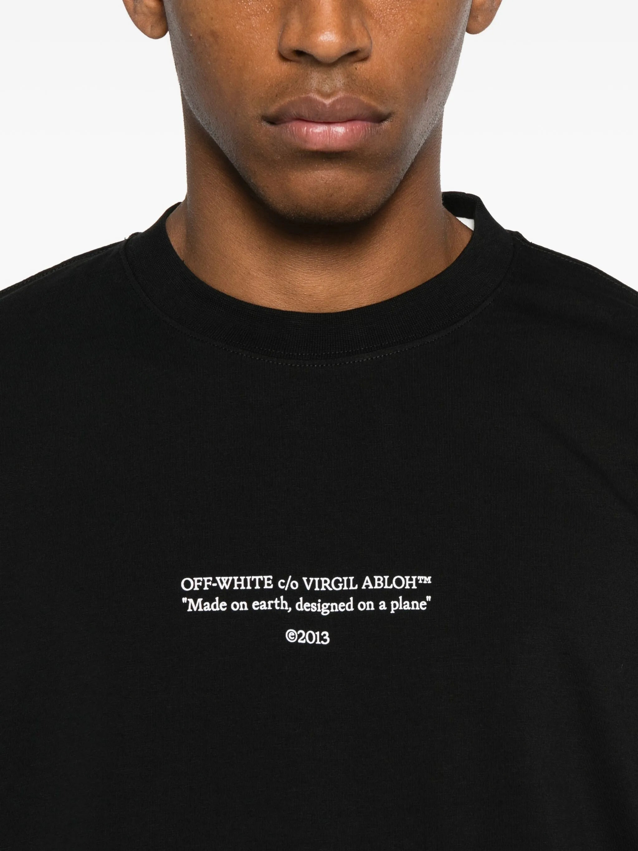 Off-white Made On Earth, Designed On A Plane T-shirt - 3