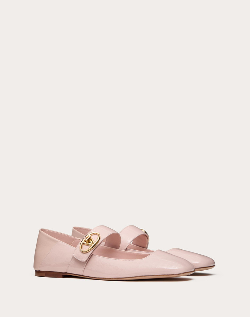 Valentino VLOGO LOCKER MARY-JANE BALLERINA IN NAPLACK outlook