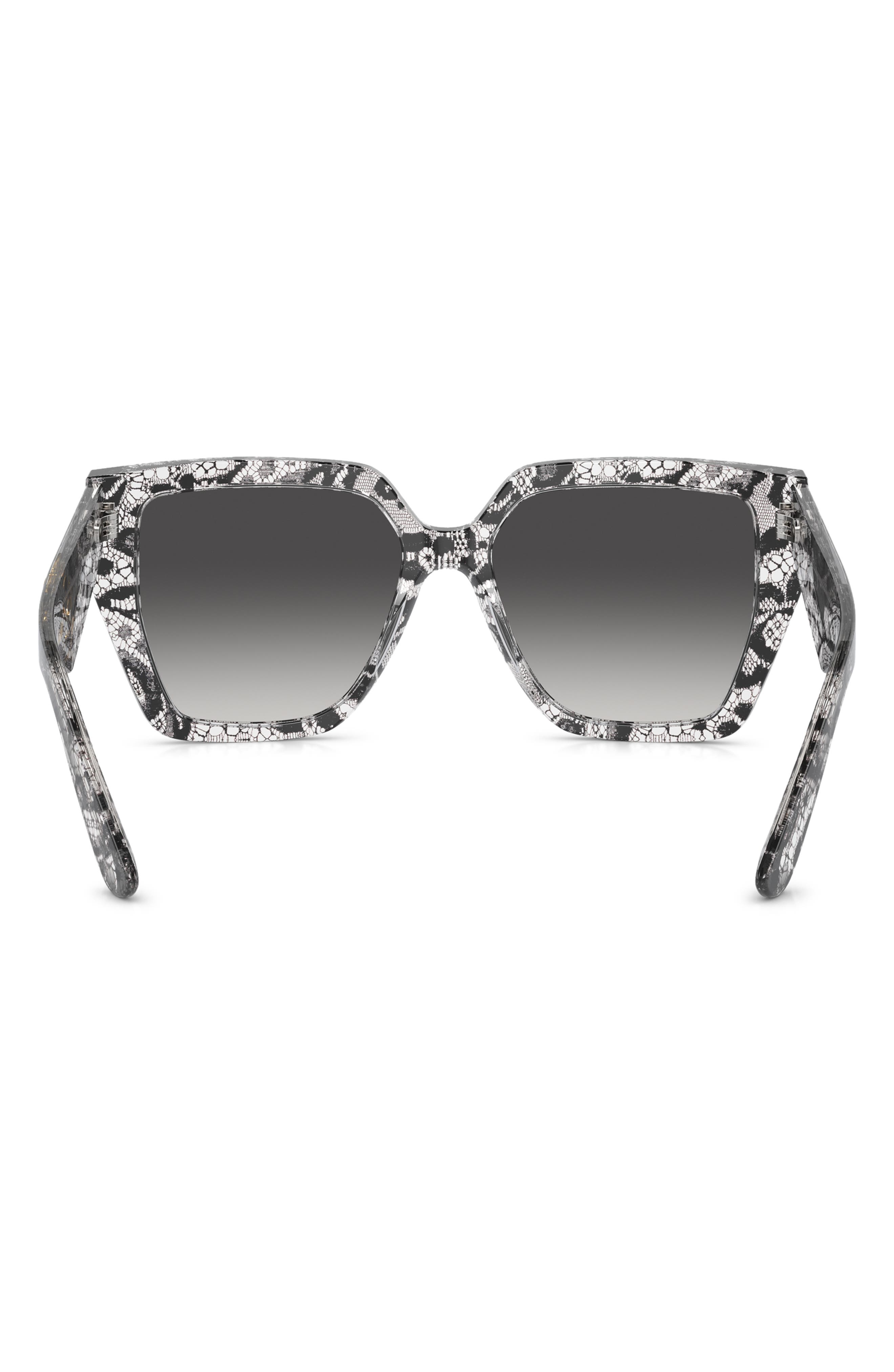 55mm Gradient Square Sunglasses - 4