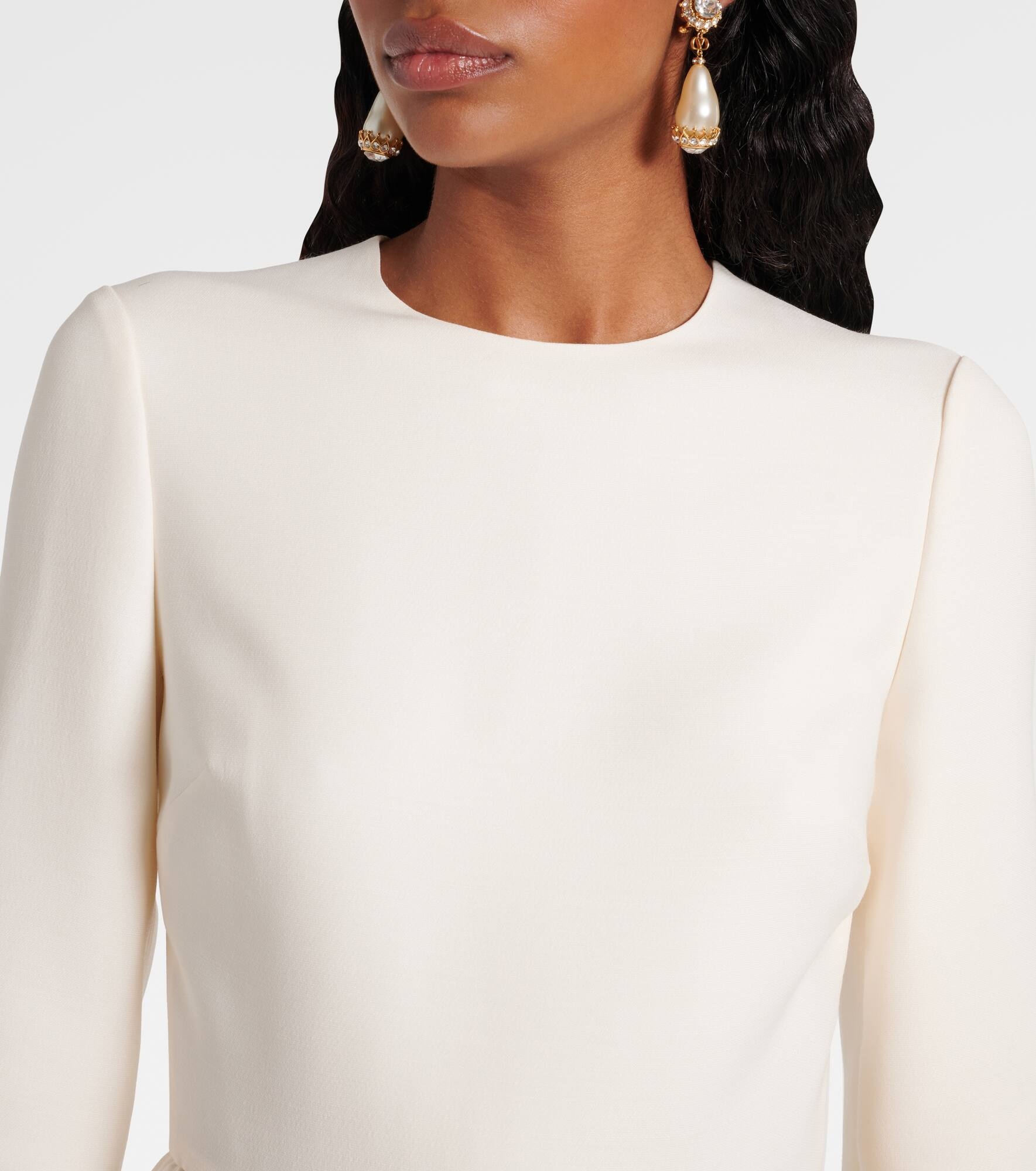 Crêpe Couture midi dress - 4